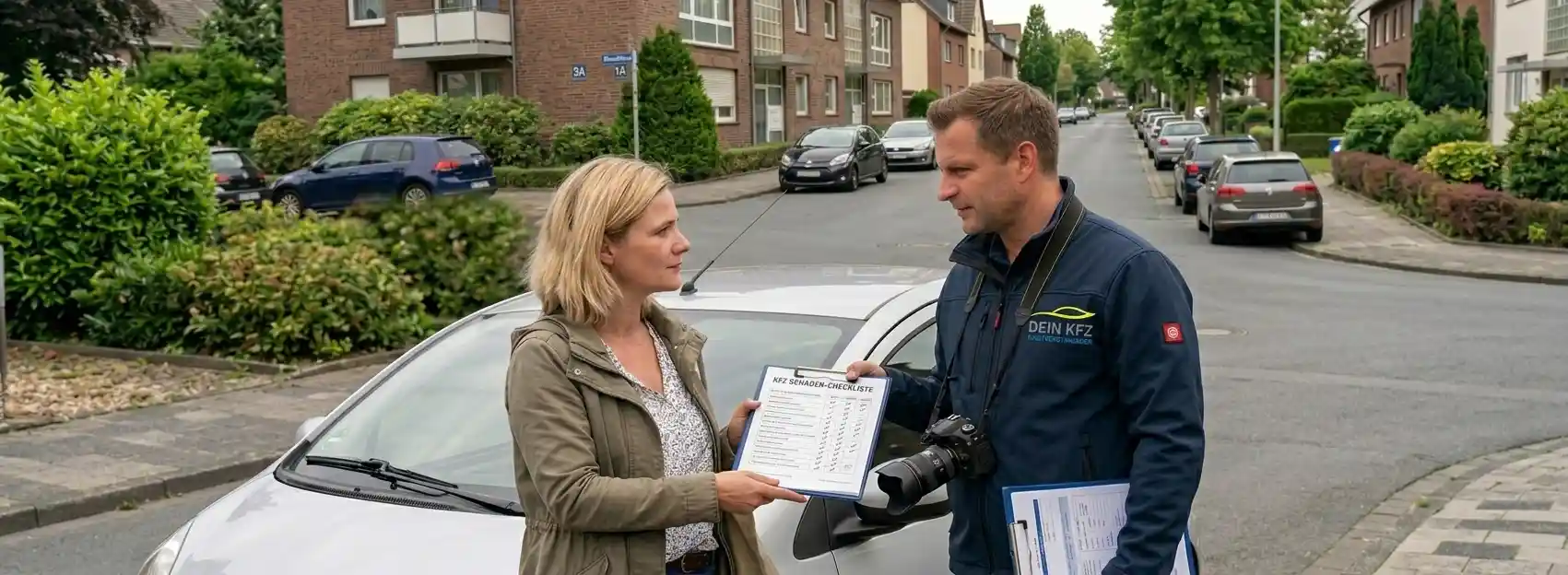 Dein KFZ Sachverständiger bei der unabhängigen Begutachtung eines Fahrzeugs direkt beim Kunden